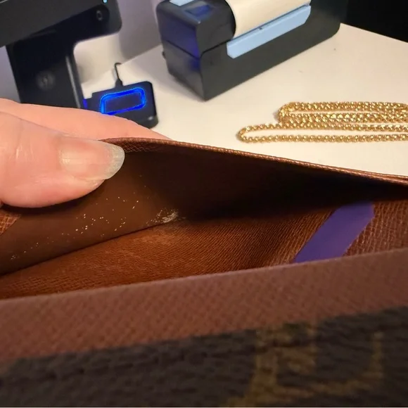 Louis Vuitton Monogram Crossbody with Gold Chain - Picture 16 of 17